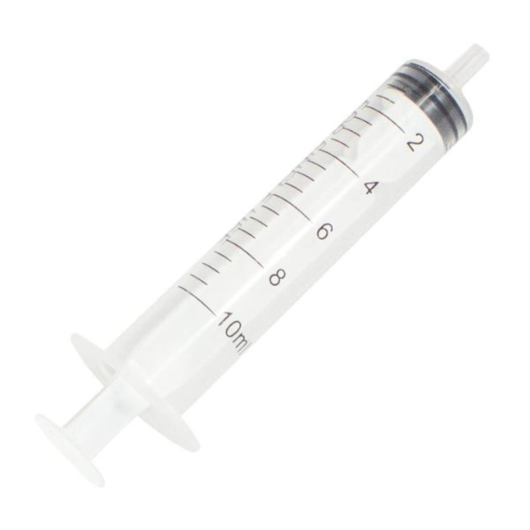 plastic syringe gardening tool