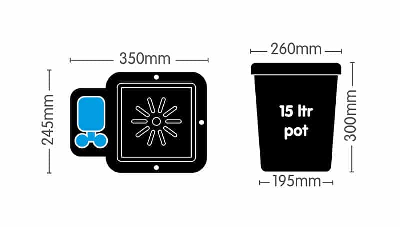 autopot 1pot modular system, diagram