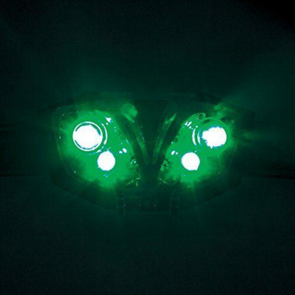 lumii led head torch green, demonstration