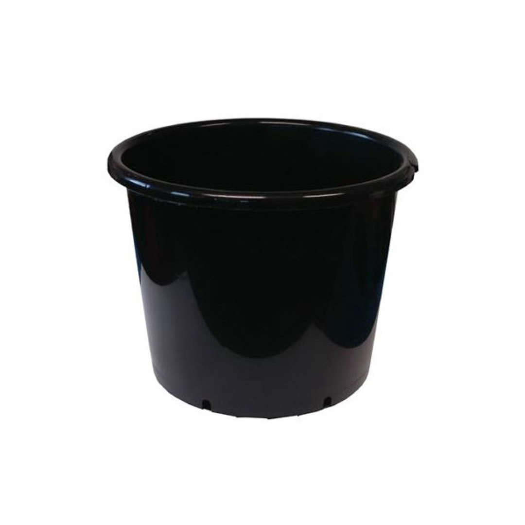 round black gardening pot 15L