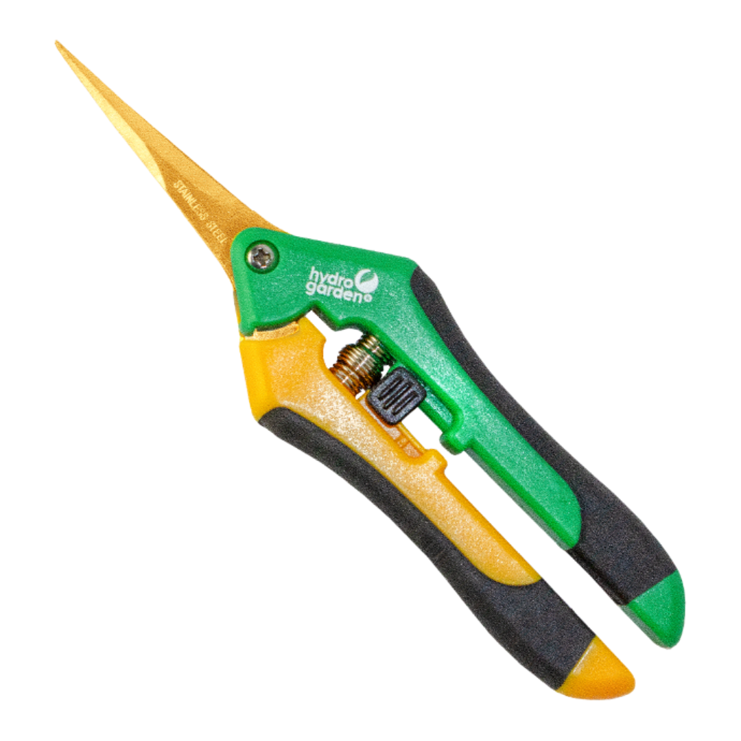 titanium coated curved blade pruners